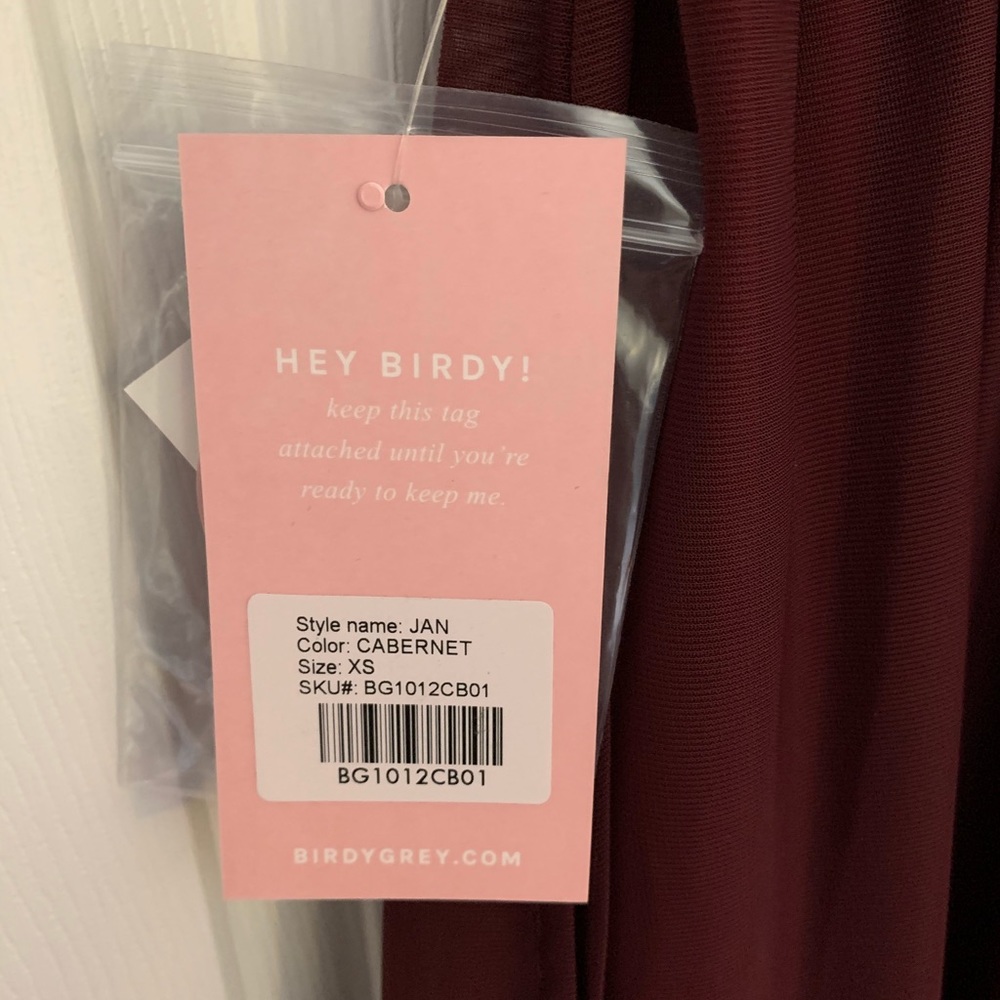New Birdy Grey Bridesmaid Dress Cabernet